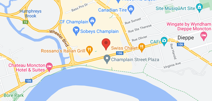 map of Lot Champlain ST